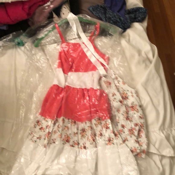 Long dress with a matching bag size 7 - Picture 1 of 4